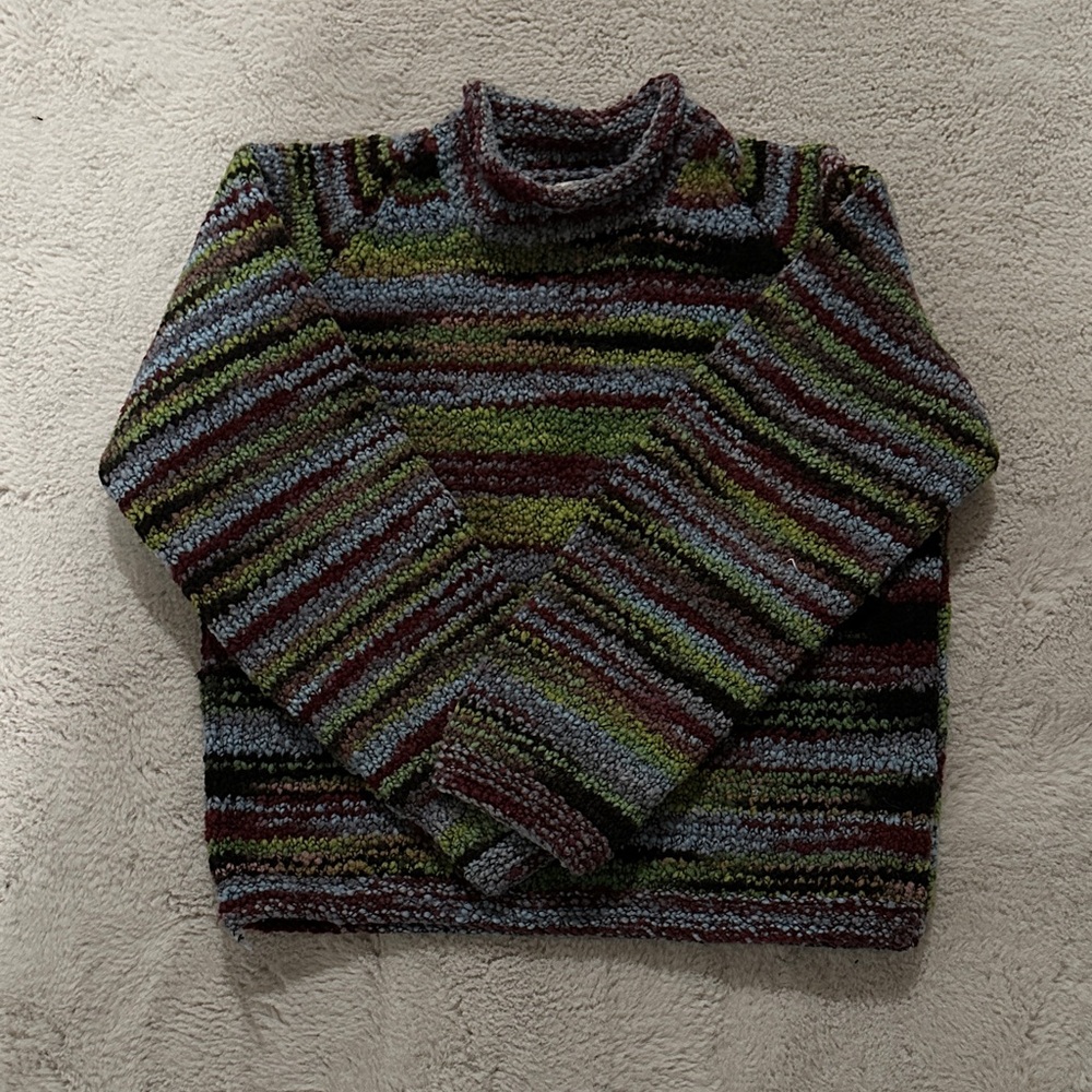 Striped Multicolor Wool Sweater